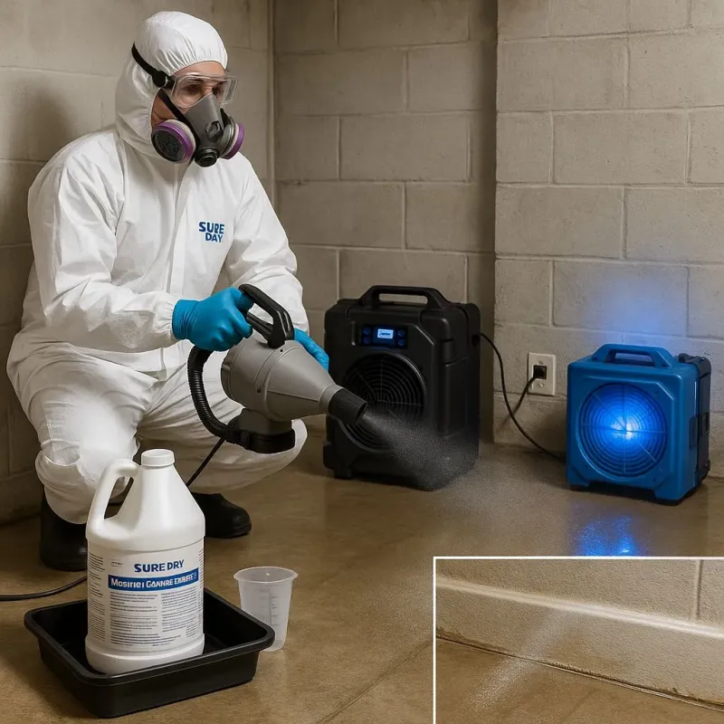 Sanitization and Odor Removal process in Knoxville, IA